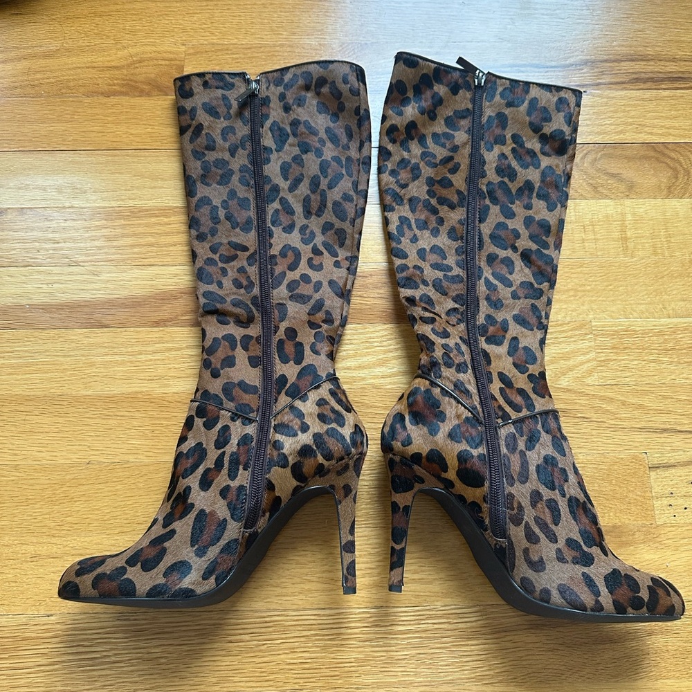 Colin Stuart Leopard Print Women's Boots
